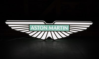 Lot 17 - Aston Martin Showroom Sign