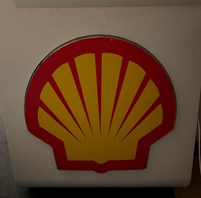 Lot Original Shell Forecourt Sign