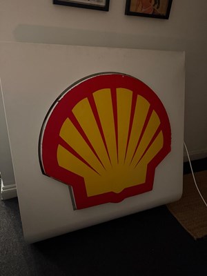 Lot Original Shell Forecourt Sign