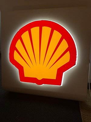 Lot Original Shell Forecourt Sign