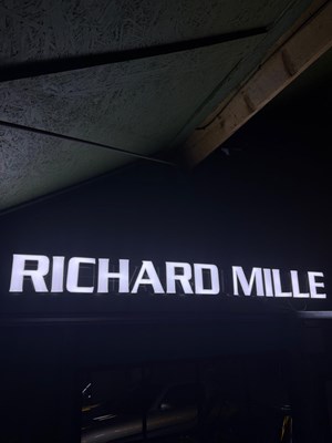 Lot Richard Mille Showroom Sign