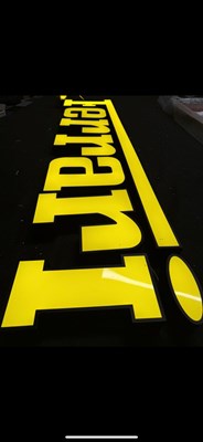 Lot Ferrari Showroom Sign