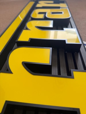 Lot Ferrari Showroom Sign