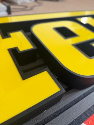 Lot Ferrari Showroom Sign