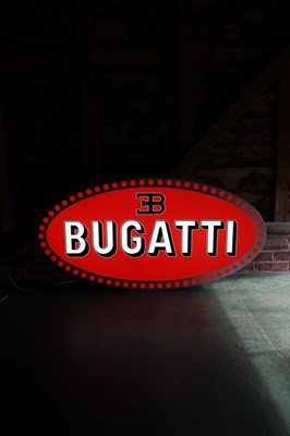 Lot Bugatti Showroom Sign