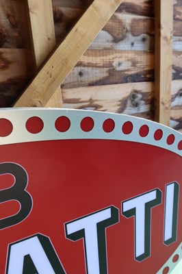 Lot Bugatti Showroom Sign