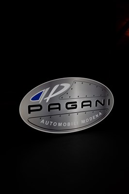 Lot Pagani Showroom Sign