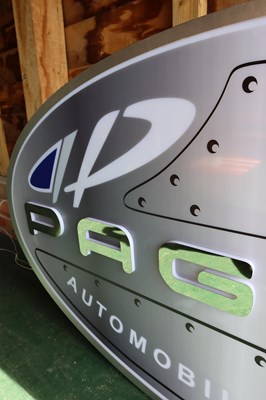 Lot Pagani Showroom Sign
