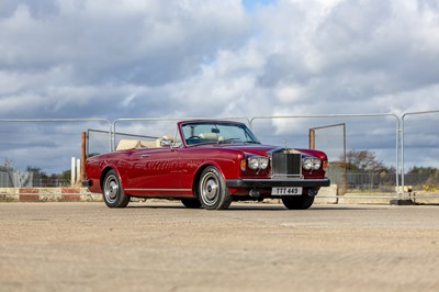 Lot 1982 Rolls-Royce Corniche Convertible