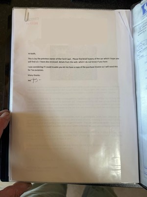 Lot 1987 Ford Capri 2.8 Injection