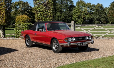 Lot 1976 Triumph Stag 'Barn Find'