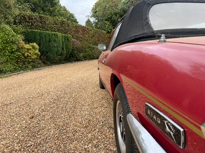 Lot 1976 Triumph Stag 'Barn Find'