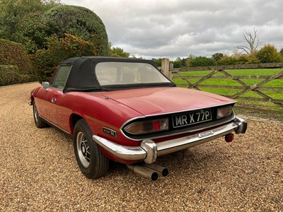 Lot 1976 Triumph Stag 'Barn Find'