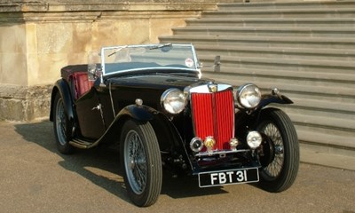 Lot 1947 MG TC ex-Police car