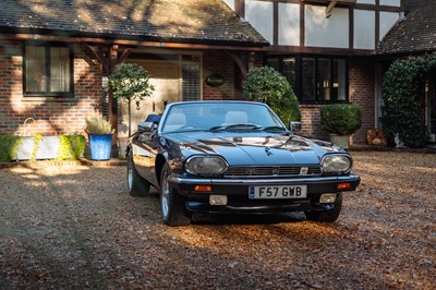 Lot 132 - 1989 Jaguar XJS Convertible