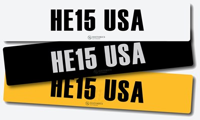 Lot Registration HE15 USA