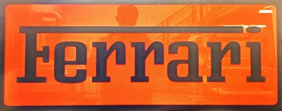 Lot 52 - Ferrari Wall Sign