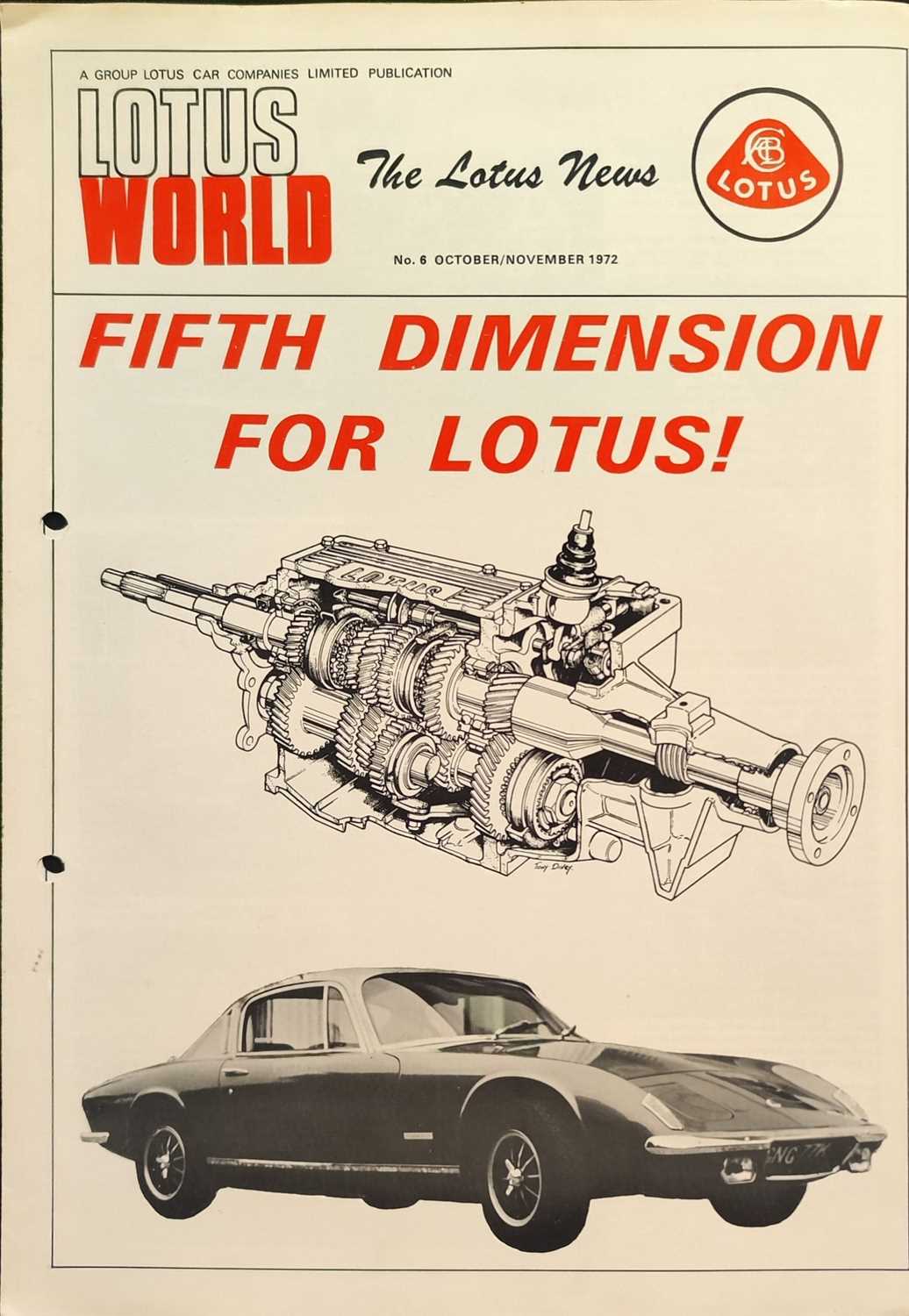 Lot Lotus World News 1972