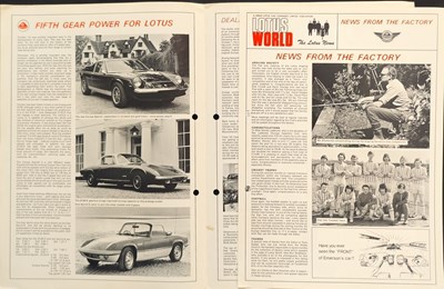 Lot Lotus World News 1972