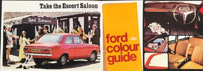 Lot Ford Escort Brochure 1970s Sale Catalogue