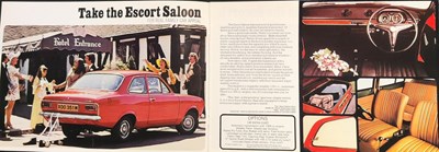 Lot Ford Escort Brochure 1970s Sale Catalogue