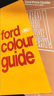Lot Ford Escort Brochure 1970s Sale Catalogue