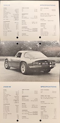 Lot TVR ‘M’ Series Sales Folder