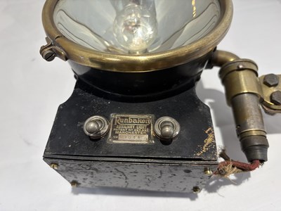 Lot Edwardian Driving Lamp