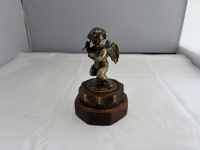 Lot 80 - Edwardian Brass ‘Cherub’
