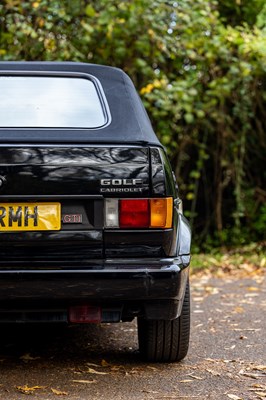 Lot 1993 Volkswagen Golf GTi Cabriolet Sportline Edition