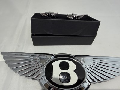 Lot Bentley Badges and Cufflinks