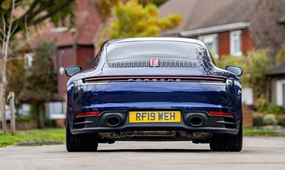 Lot 2019 Porsche 911/992 Carrera 4S