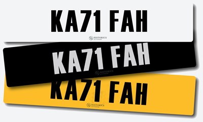 Lot Registration KA71 FAH