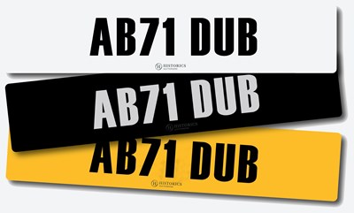Lot Registration AB71 DUB