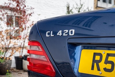 Lot 103 - 1997 Mercedes-Benz CL 420