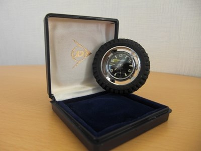 Lot A33 - A Dunlop cased and unused Advertising Pocket Watch for Dunlop Tyres