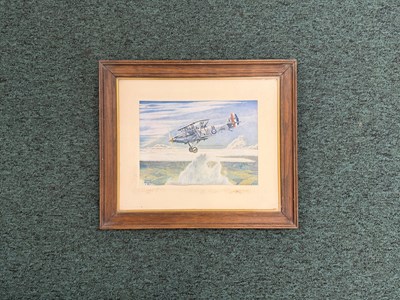 Lot 118 - Stanley Orton Bradshaw – Hawker Hart Plane 1929 Print
