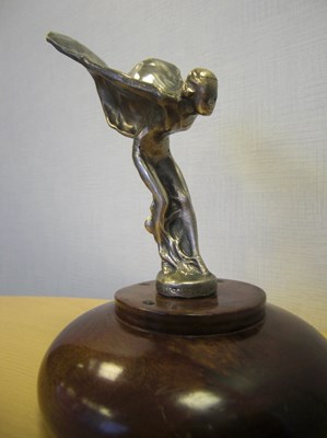 Lot A52 - nickel Spirit of Ecstasy Mascot for the American Springfield Rolls-Royce Silver Ghost