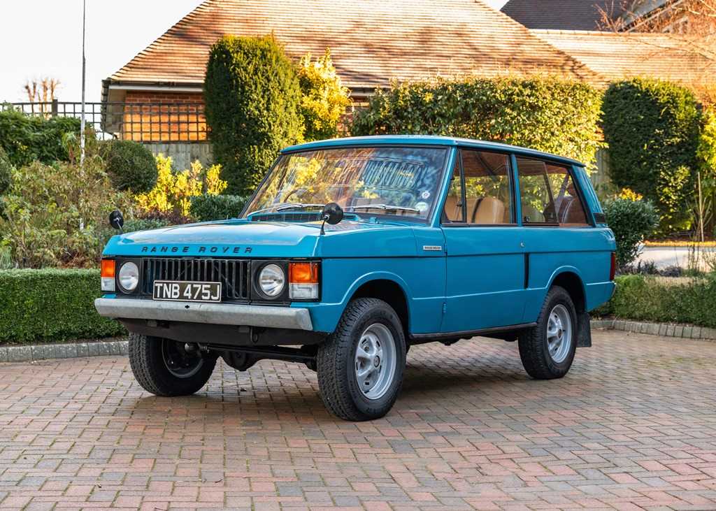 Lot 133 - 1971 Range Rover Suffix A 2 door