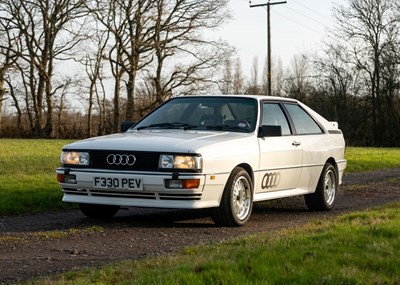 Lot 241 - 1989 Audi Quattro Turbo