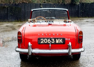 Lot 103 - 1962 Triumph TR4