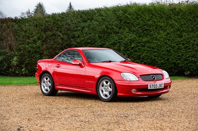 Lot 204 - 2003 Mercedes-Benz SLK 200