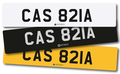 Lot 102 - Number Plate CAS 821A