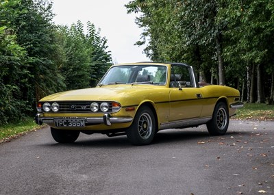 Lot 258 - 1973 Triumph Stag