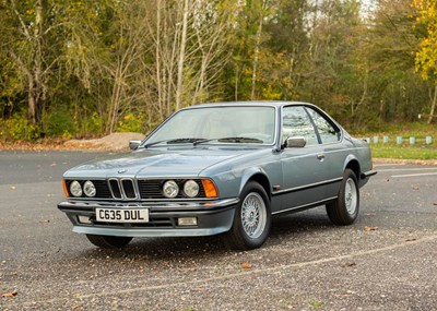 Lot 268 - 1986 BMW 635 CSi