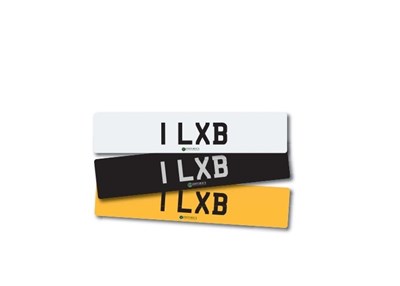 Lot 190 - Number Plate 1 LXB