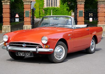 Lot 258 - 1968 Sunbeam Alpine Series V