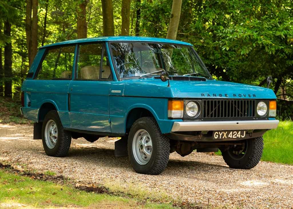 Click for high resolution Lot 147 - 1971 Range Rover Suffix A