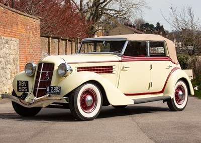 Lot 214 - 1935 Auburn Phaeton 653 Cabriolet