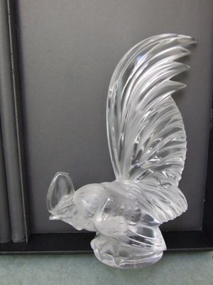 Lot 128 - Lalique catalogue No.1135 of a Cockerel